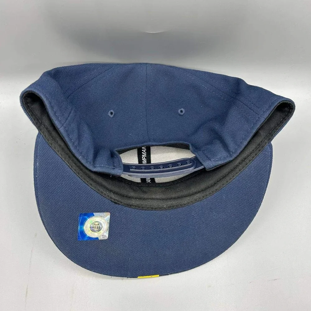 Air Jordan x Michigan Wolverines Hat Men Blue NCAA Jumpman‎ Snap Back Cap